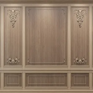 Carved solid wood molding classic - 2
